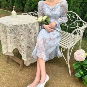 A Courageous Wallflower    Dress Kawaii Academia Y2K Cottagecore Coquette Fairycore Dollette Princesscore