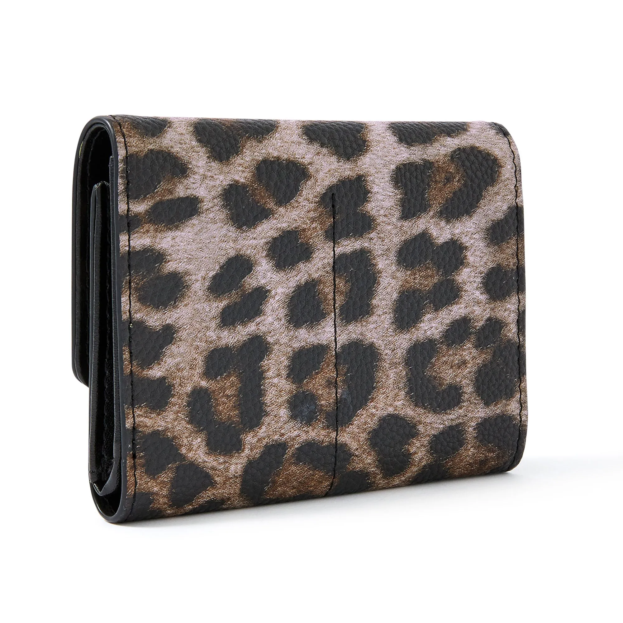 Accessorize London Women's Faux Leather Sandra Wallet - Leopard