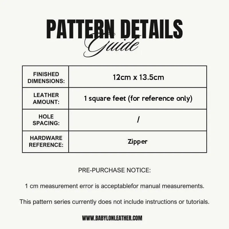 BABYLON™ Cute Coin Purse Leather Gift Pattern AAB-320
