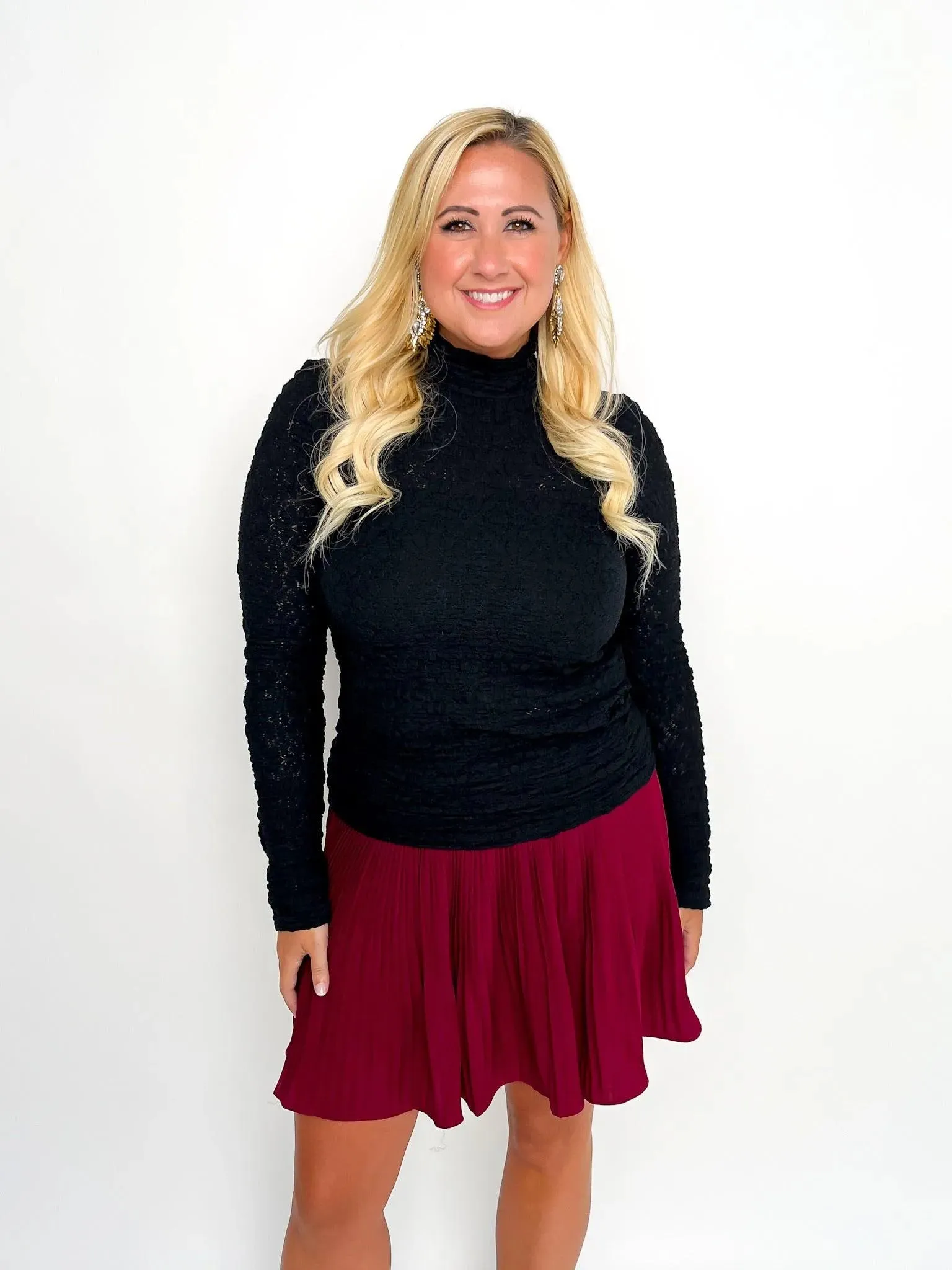 Black Long Sleeve Top