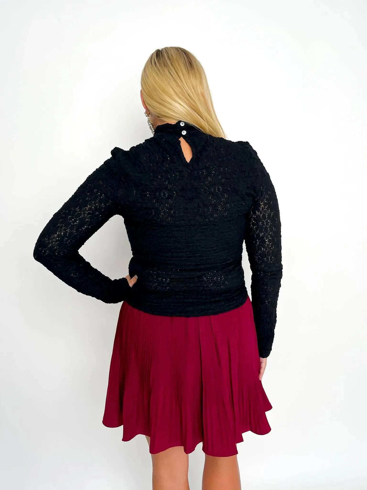 Black Long Sleeve Top