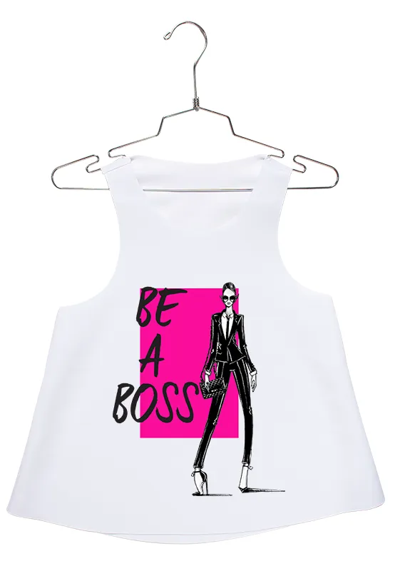 BOSS in PINK Racerback