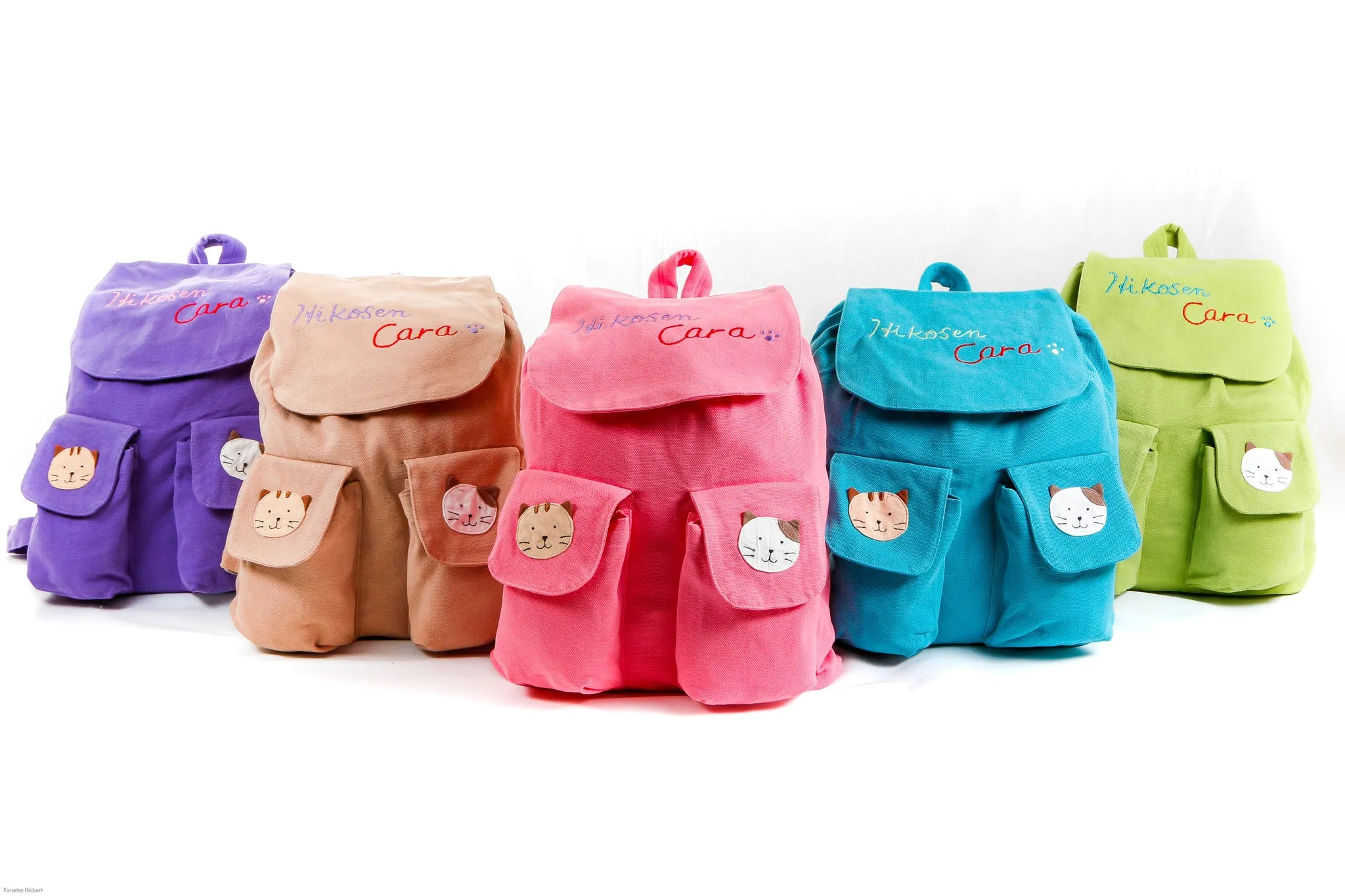 Cara Cat Kid Canvas Backpack