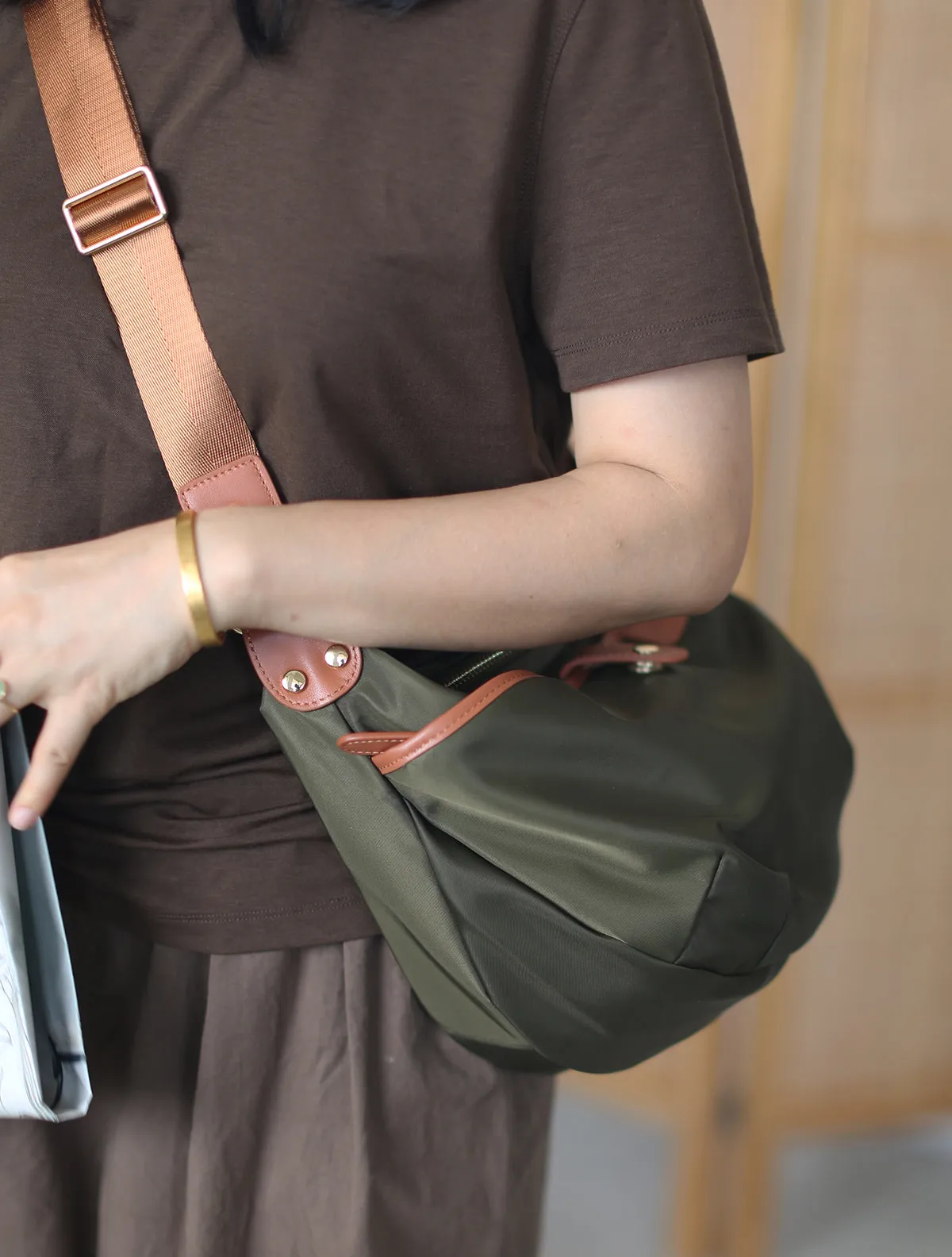 Chic Women's Nylon Crossbody Bag Nylon Shoulder Bags