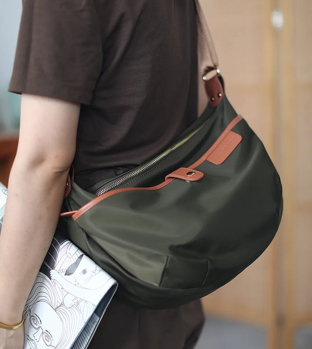 Chic Women's Nylon Crossbody Bag Nylon Shoulder Bags