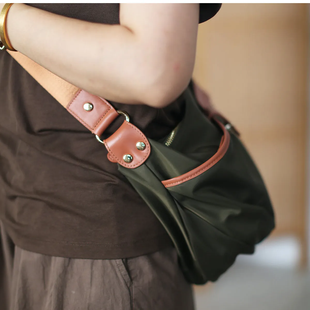 Chic Women's Nylon Crossbody Bag Nylon Shoulder Bags