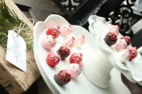 Chocolate Truffles ~ 16-Piece Gift ~ Valentine Hearts