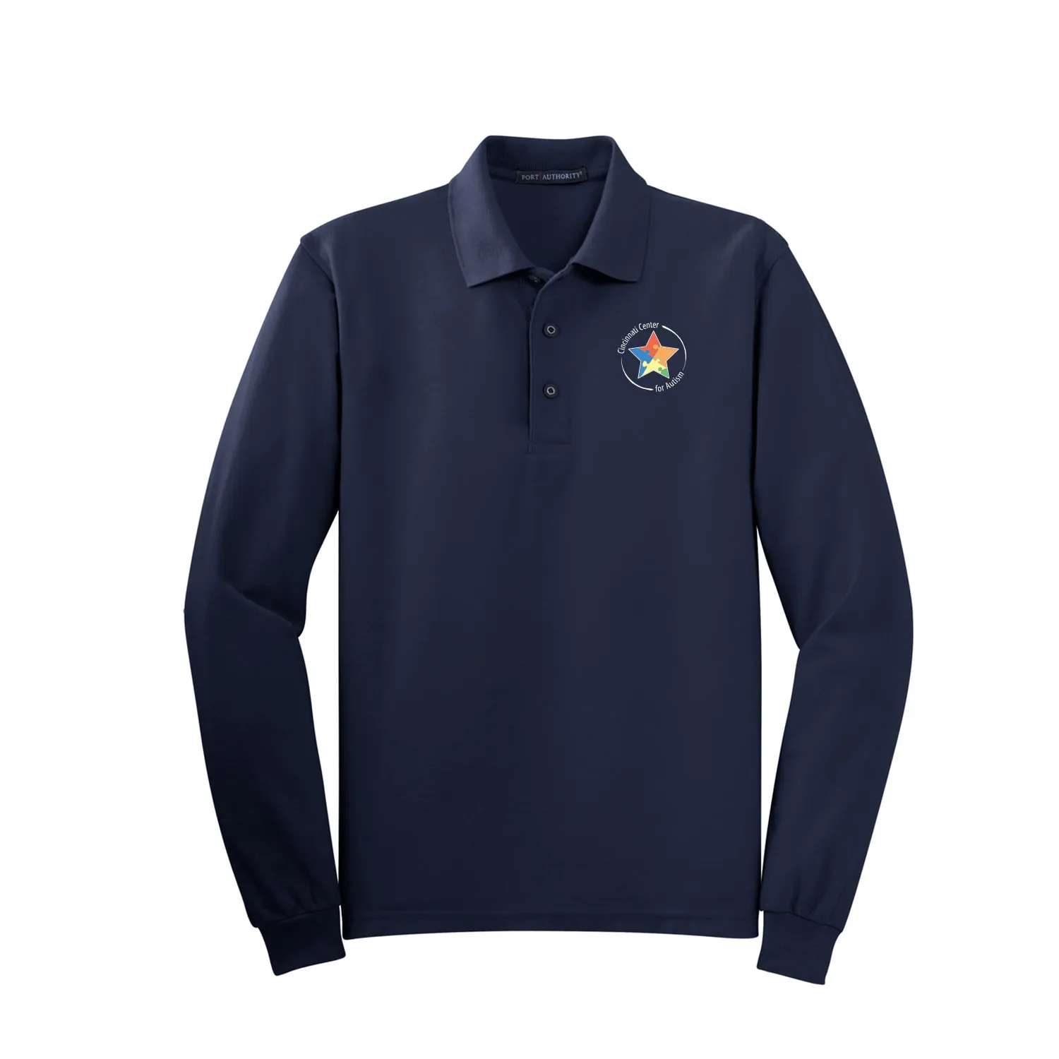 Cincinnati Center for Autism - Silk Touch Long Sleeve Polo