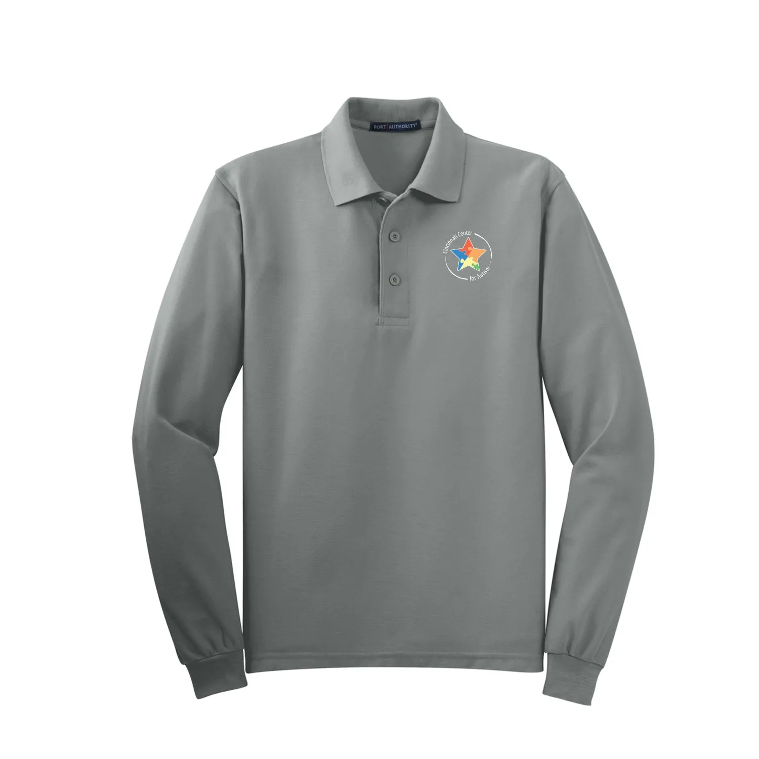 Cincinnati Center for Autism - Silk Touch Long Sleeve Polo
