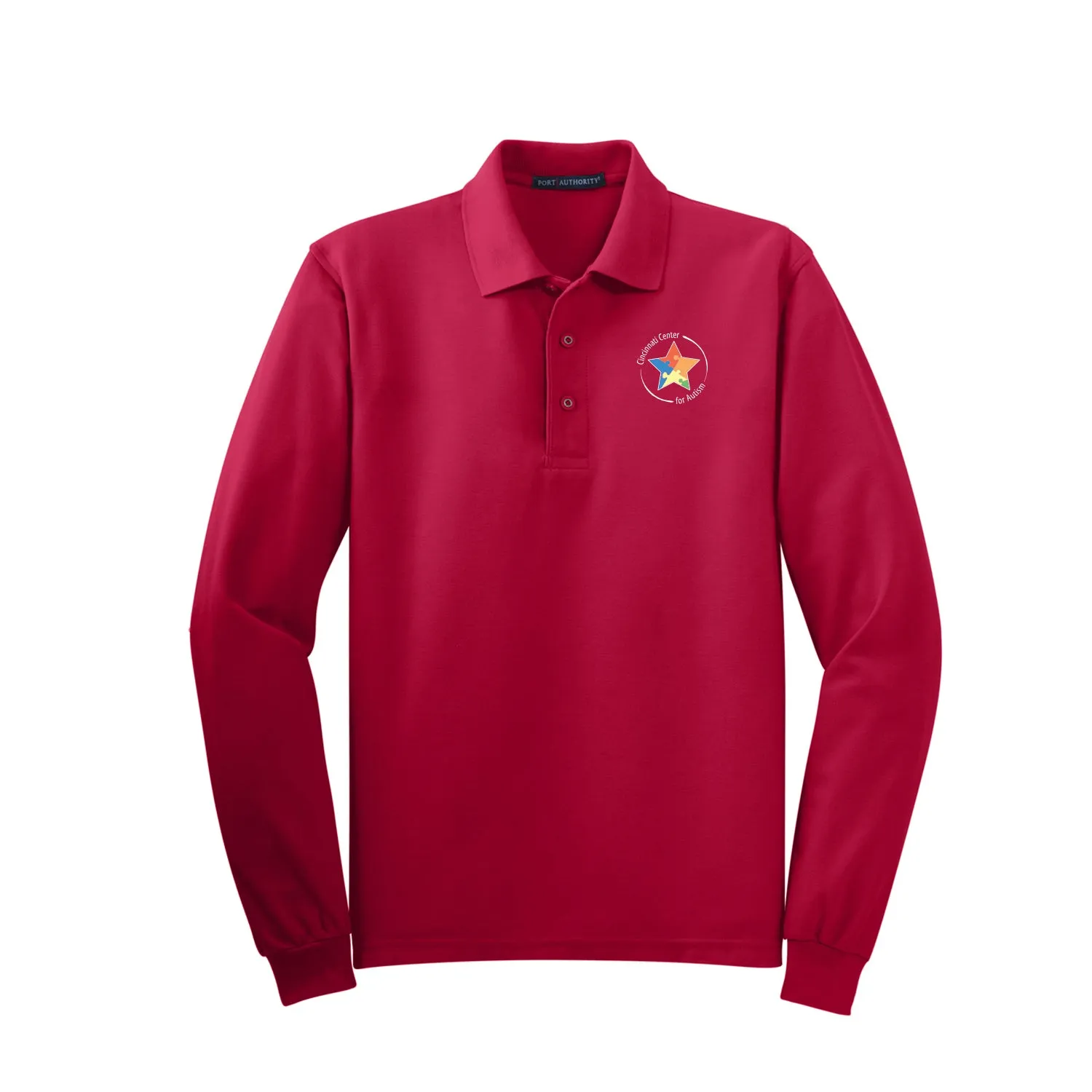 Cincinnati Center for Autism - Silk Touch Long Sleeve Polo