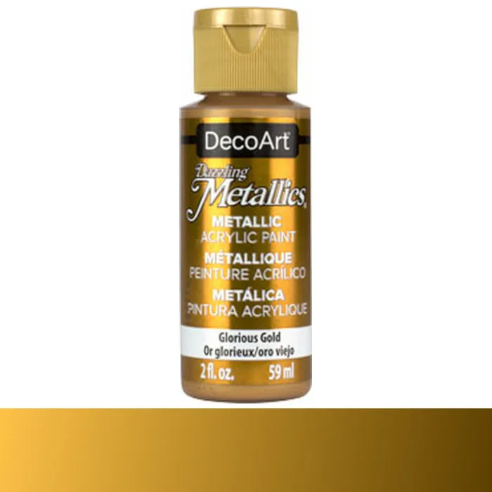 Decoart Dazzling Metallics Acrylic Paints 2oz