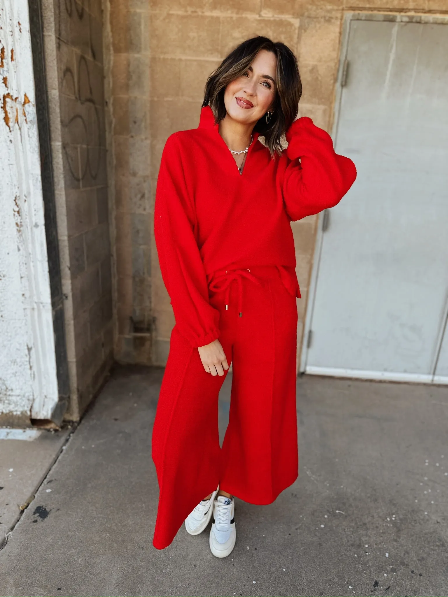 Emily McCarthy | Teddy Crop Trouser- Lady Danger