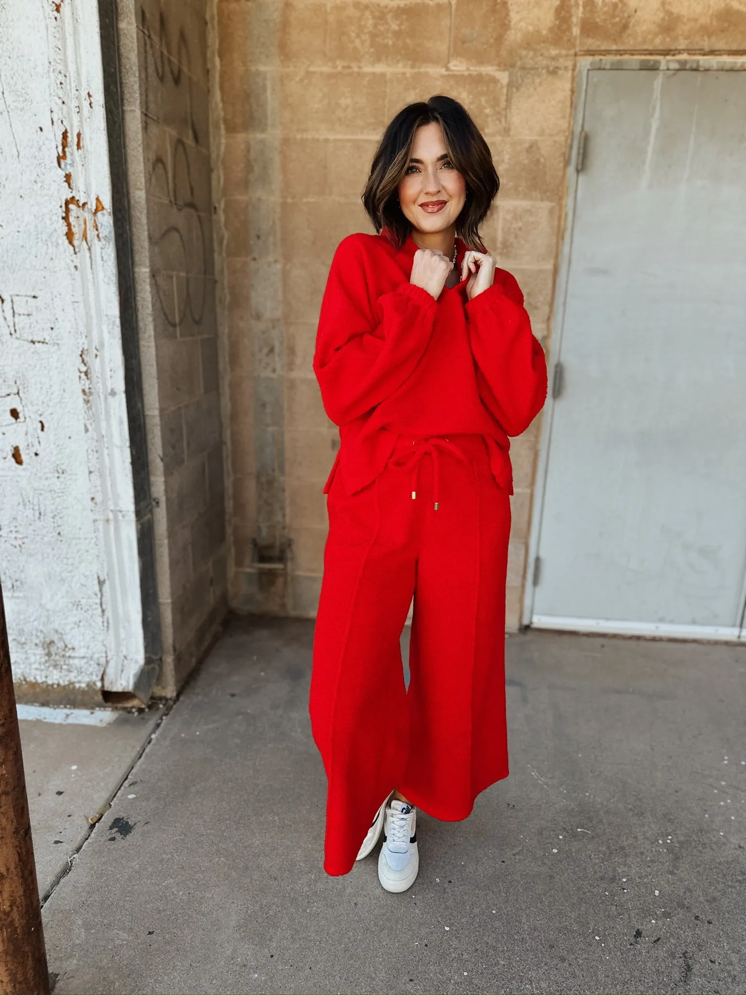 Emily McCarthy | Teddy Crop Trouser- Lady Danger
