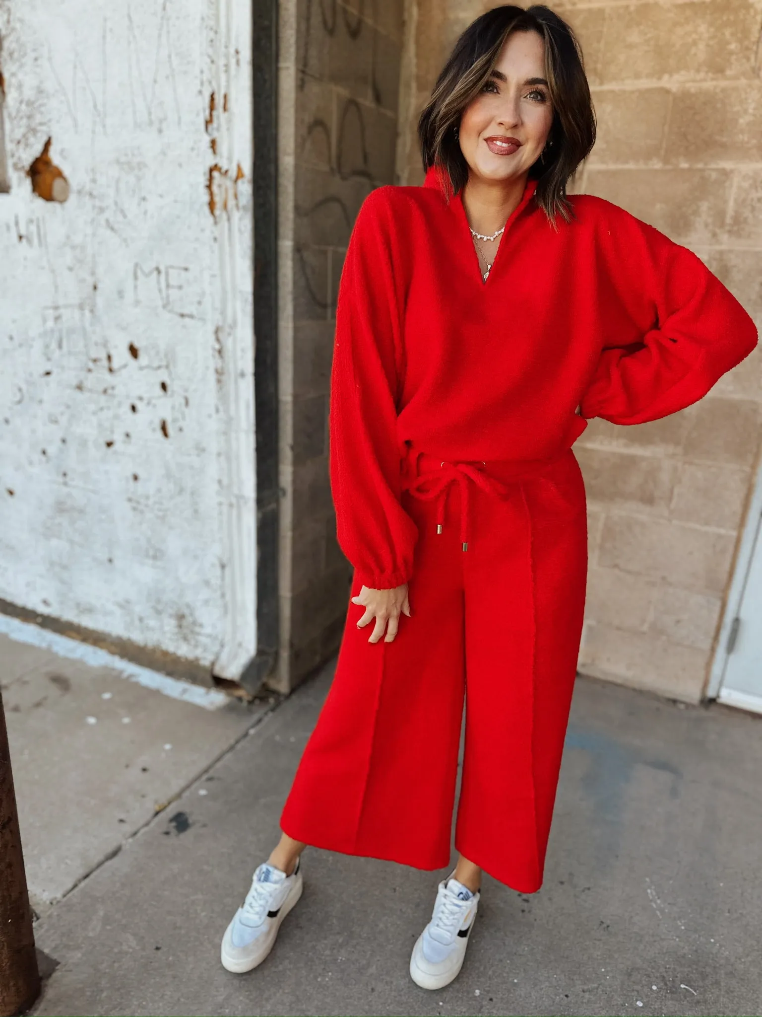 Emily McCarthy | Teddy Crop Trouser- Lady Danger