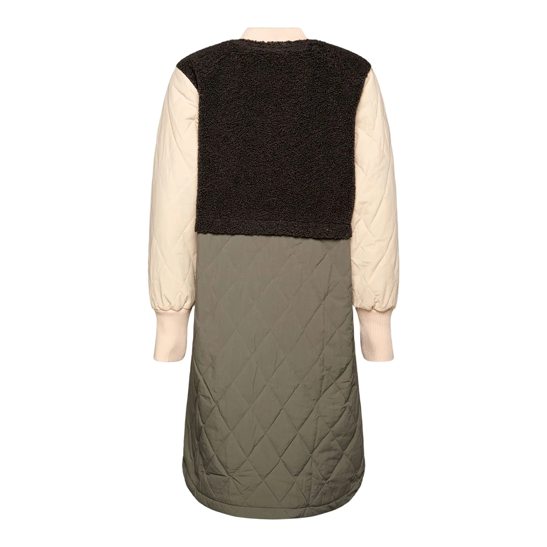 Etta Pile Coat - Grey Mix