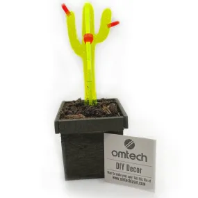 Faux Cactus with Box Planter - SVG File