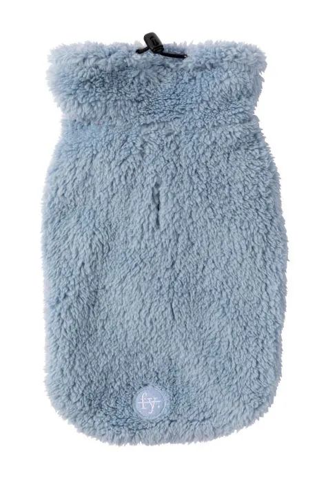 FUZZYARD TURTLE TEDDY SWEATER : WASHED BLUE