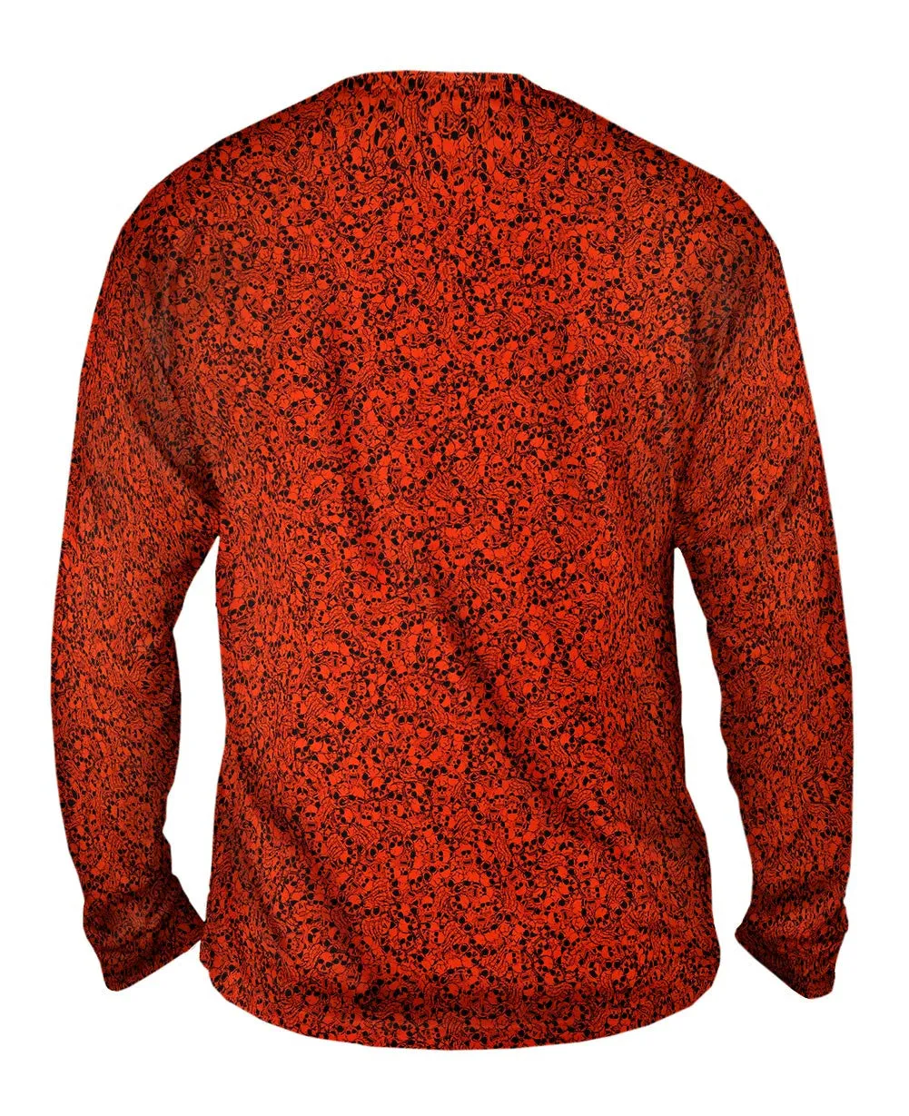 Halloween Skulls Orange
