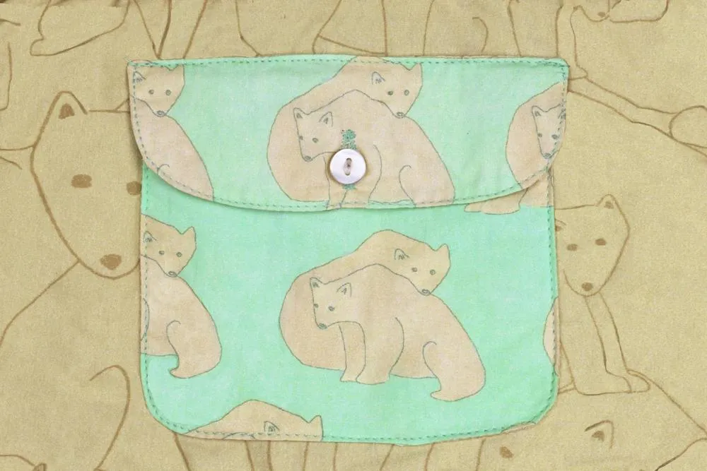 Helmstedt - Luna Bag: Green Polar Bear