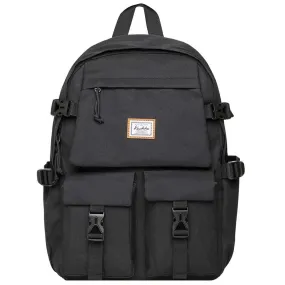 KAUKKO Backpack for School, KS22 ( Black / 18.4L )