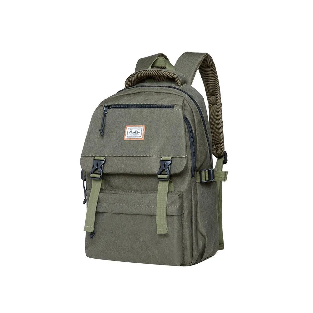 KAUKKO Backpack for School,  KS23 ( Green / 18.4L )