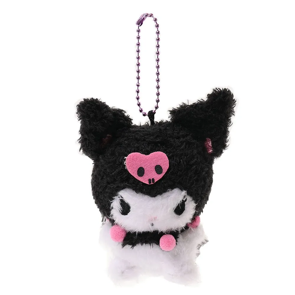 Kuromi Furry Mini Plush Keychain