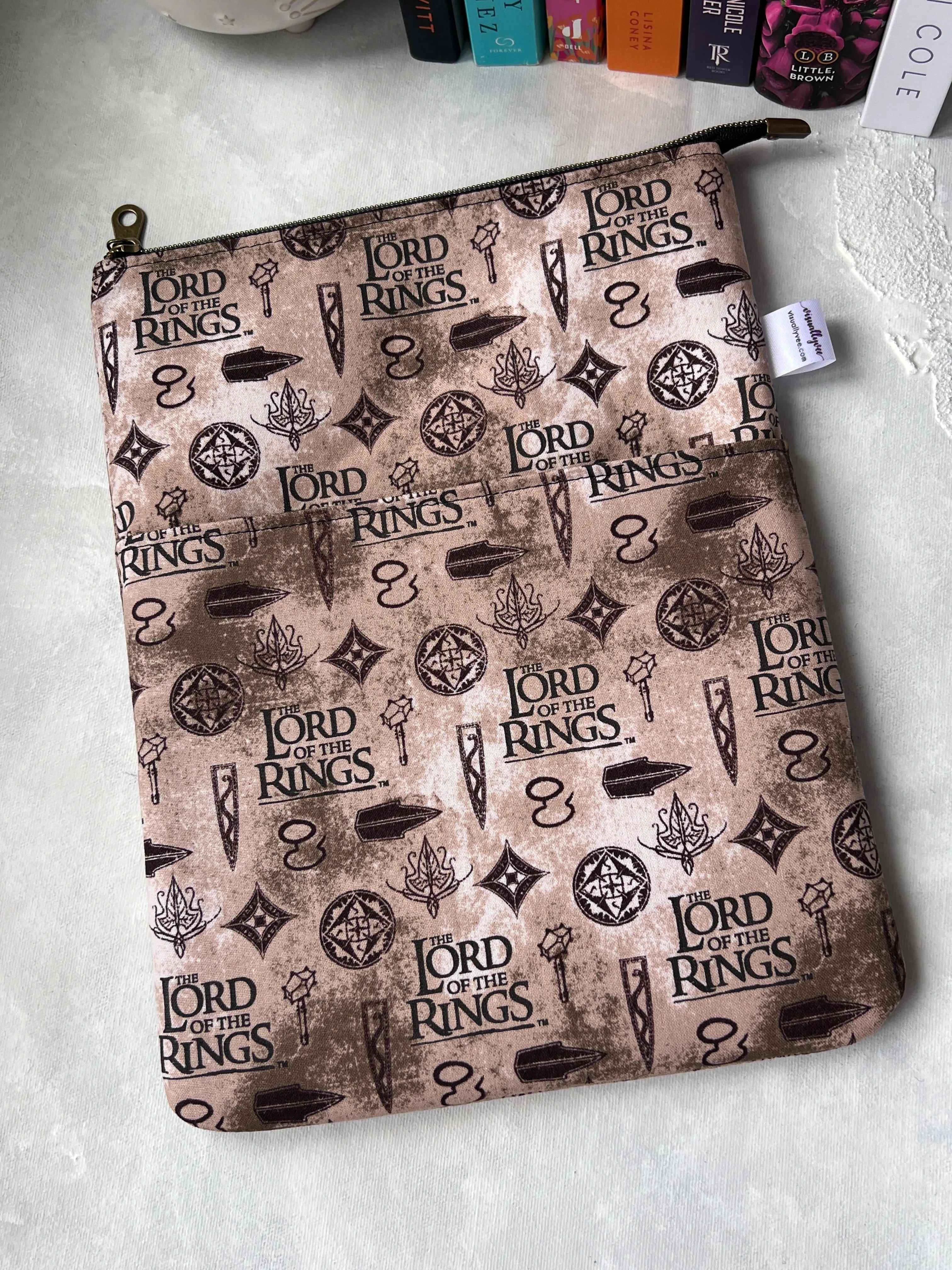 Lord of the Rings Icons -  Zippered Book Sleeve