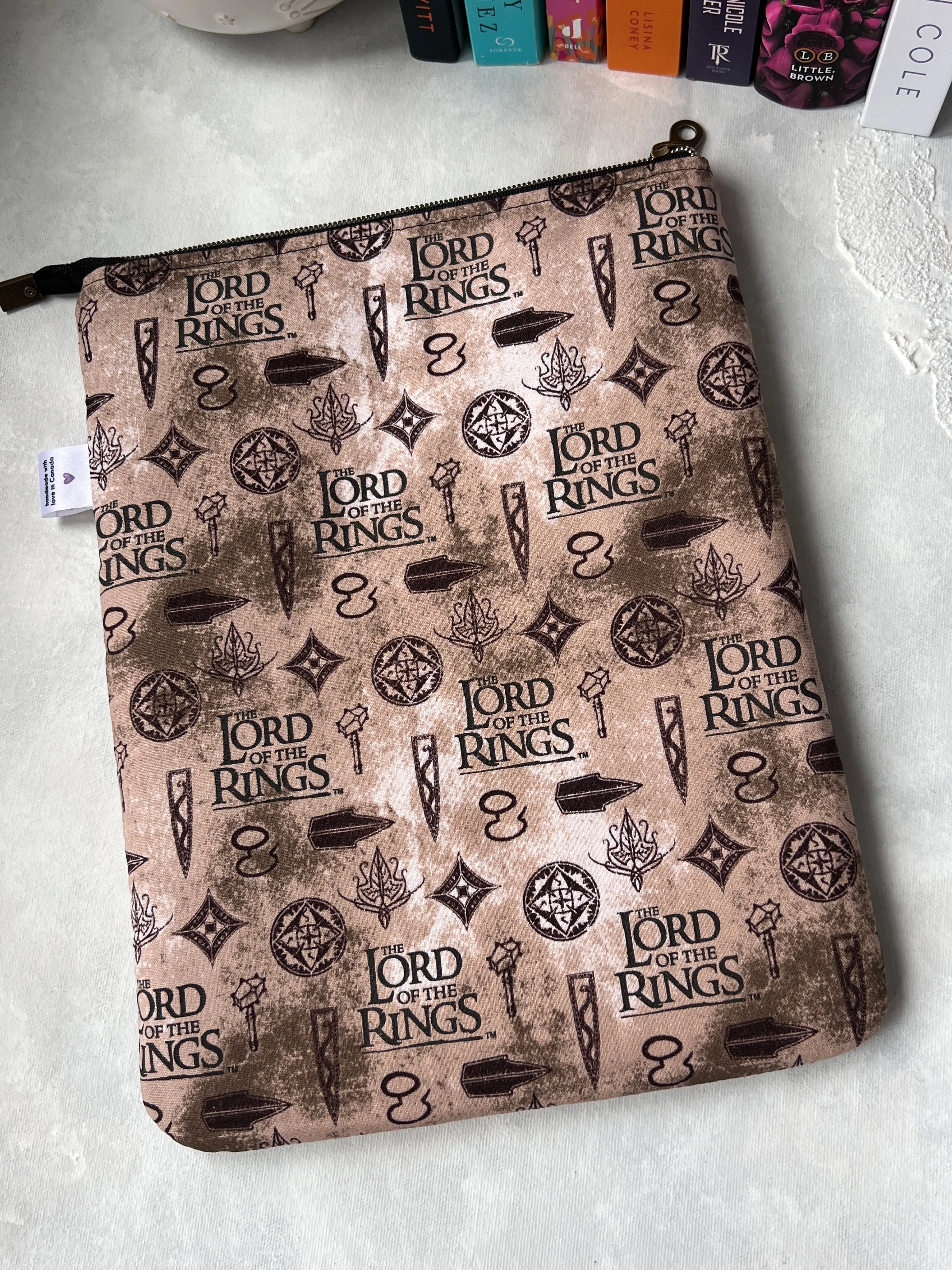 Lord of the Rings Icons -  Zippered Book Sleeve