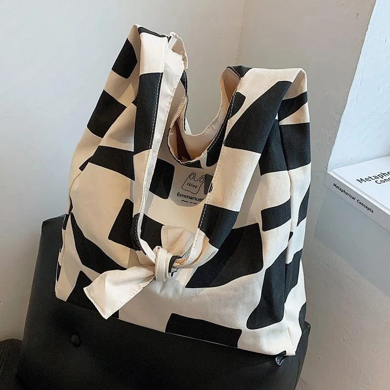 MAYTRENDS  - Canvas Shopping Bag