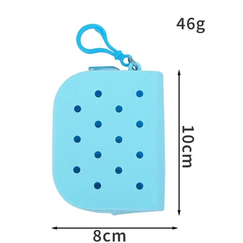 New Cartoon Cave Coin Purse Student Couple Soft Rubber Earphone Bag Silver Coin Bag Bus Card Bank Card Bag