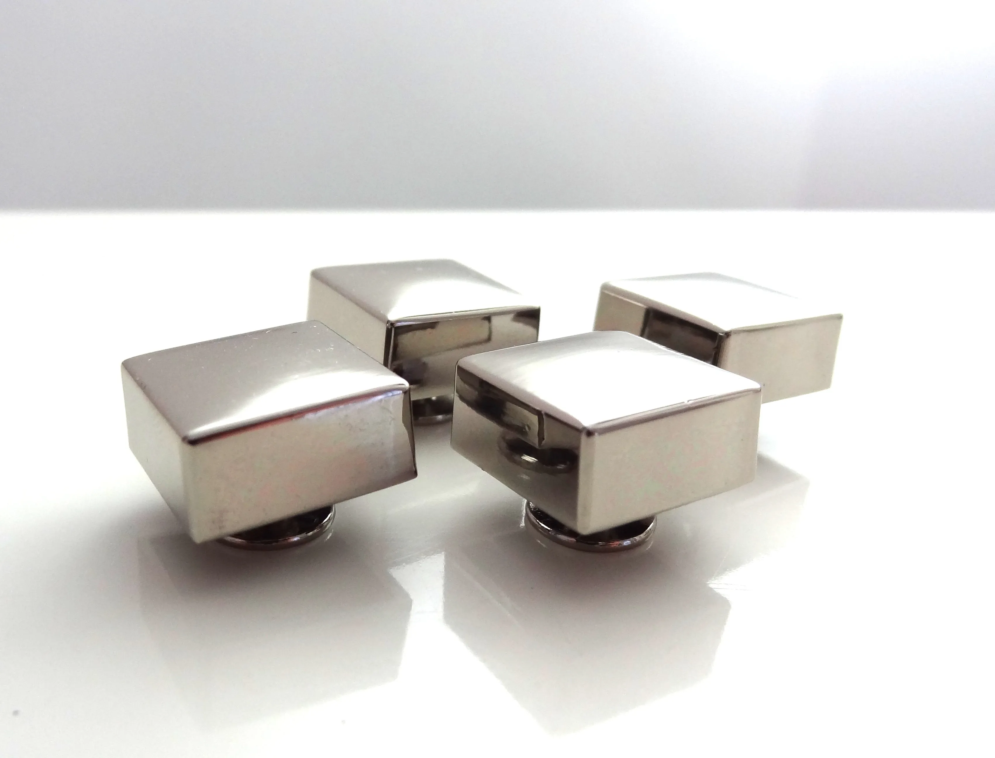 New Style -- Square Screw Rivets/Purse Feet - 15.5mm - Package of 4