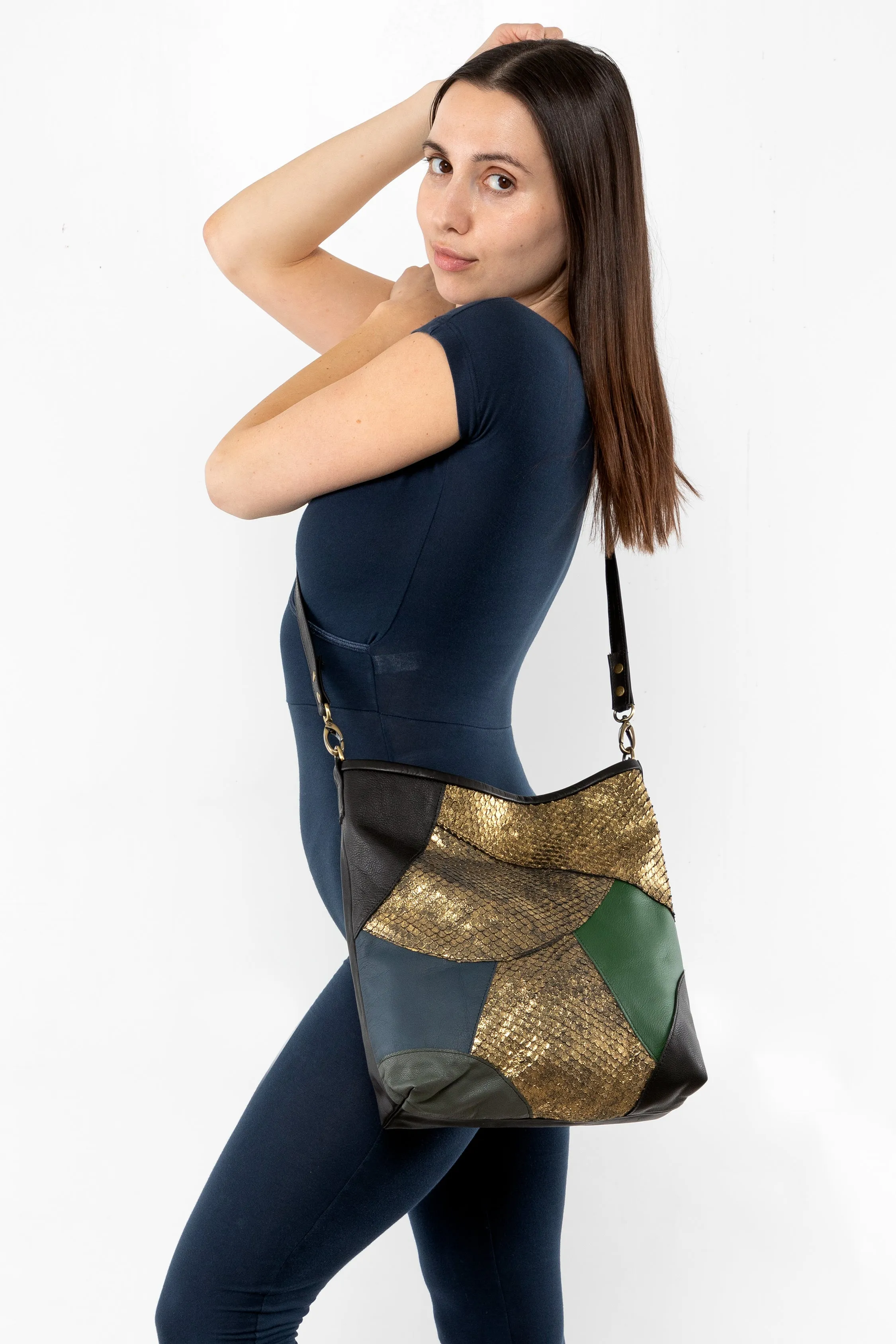 RLH3450 - Patchwork Crossbody Bag