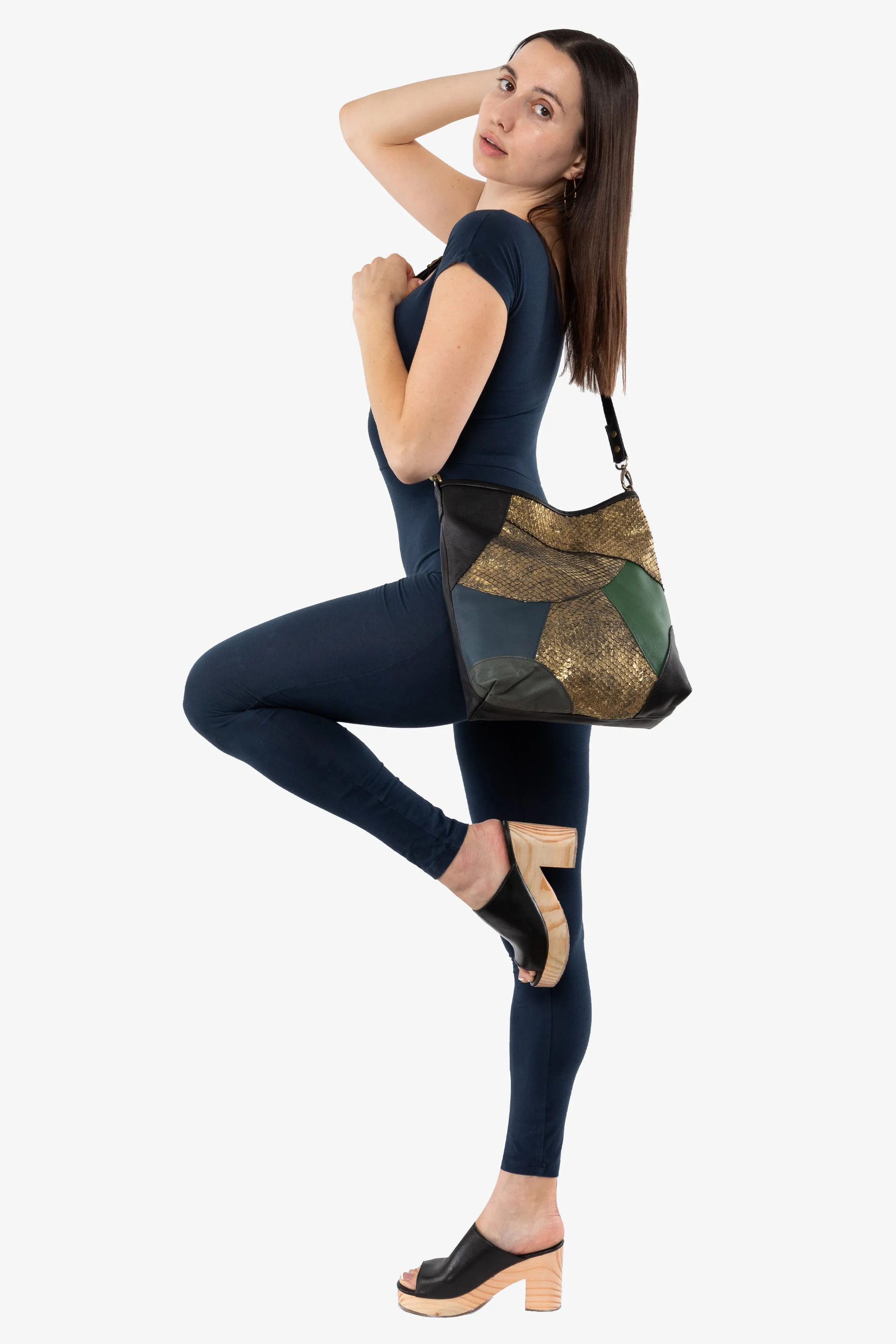 RLH3450 - Patchwork Crossbody Bag