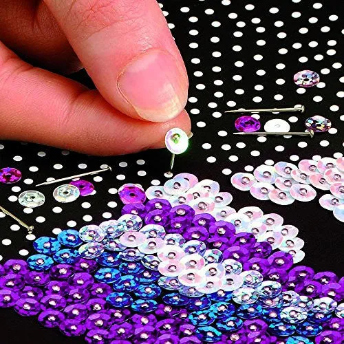 Sequin Art® Blue, Sleepy Teddy, Sparkling Arts and Crafts Picture Kit