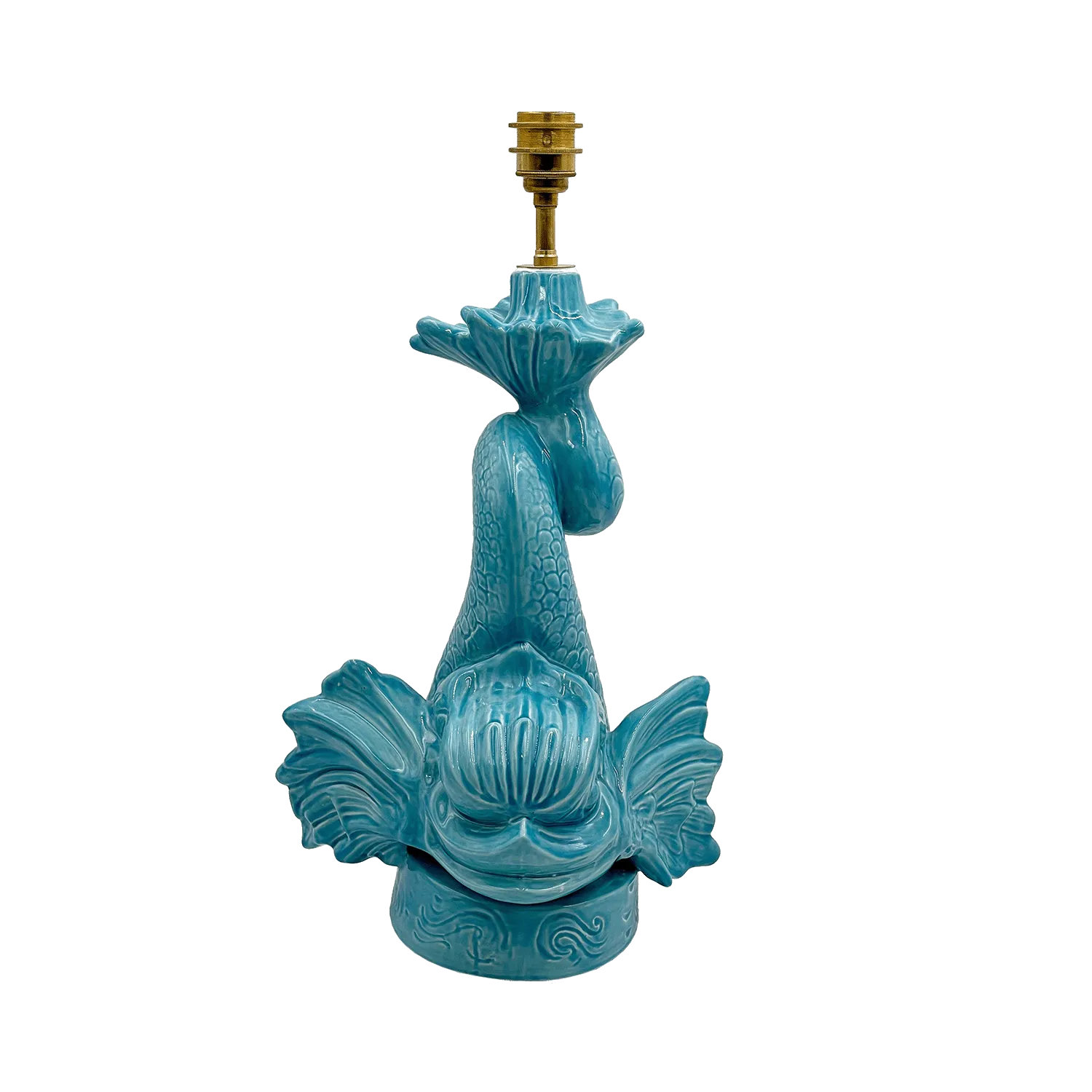 Turquoise Dolphin Lamp