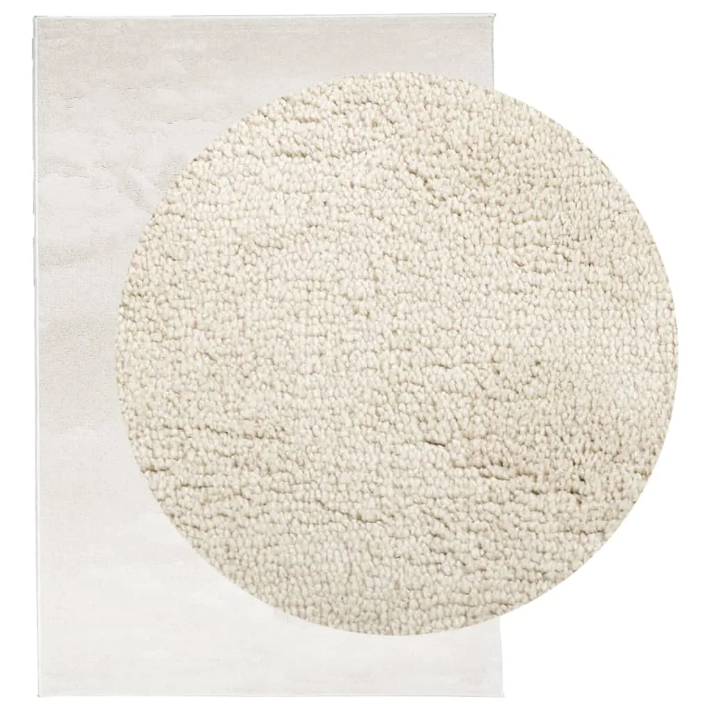 vidaXL Beige OVIEDO Rug - Soft, Durable, 200x280 cm - Modern Home Decor