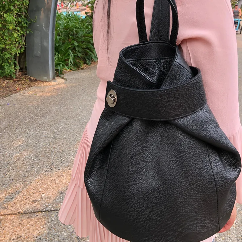 Viola Womens Leather Backpack