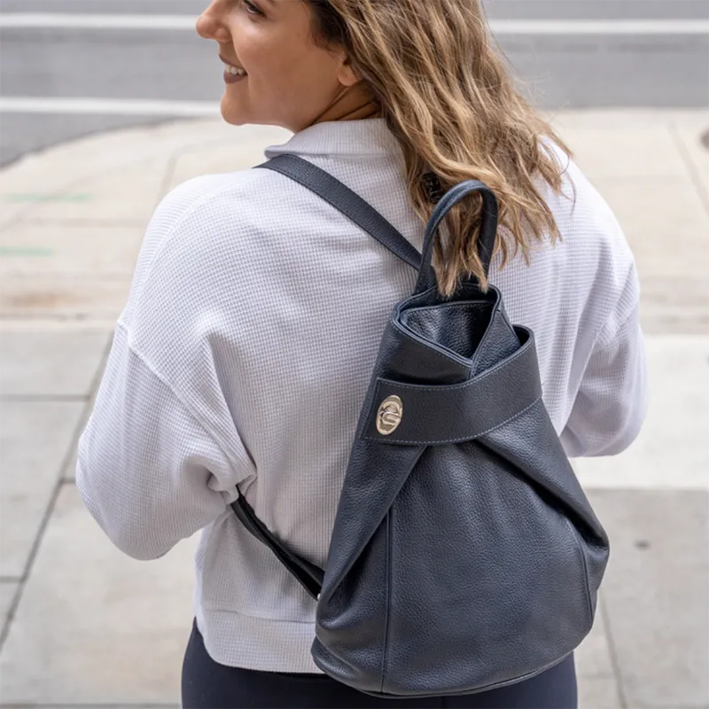 Viola Womens Leather Backpack