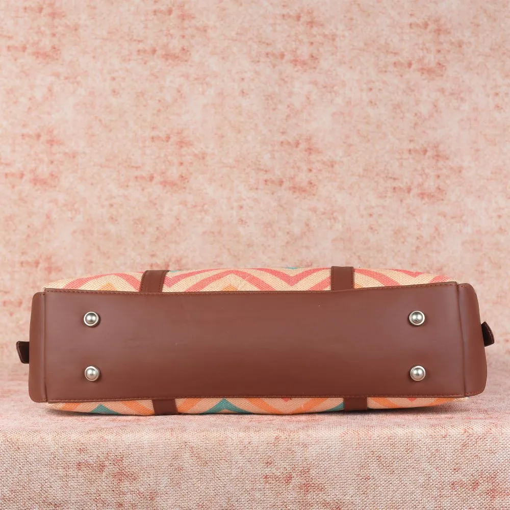 Wavbeach - Women's Office Bag & Sling Bag Combo