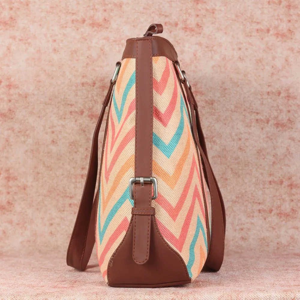 Wavbeach - Women's Office Bag & Sling Bag Combo