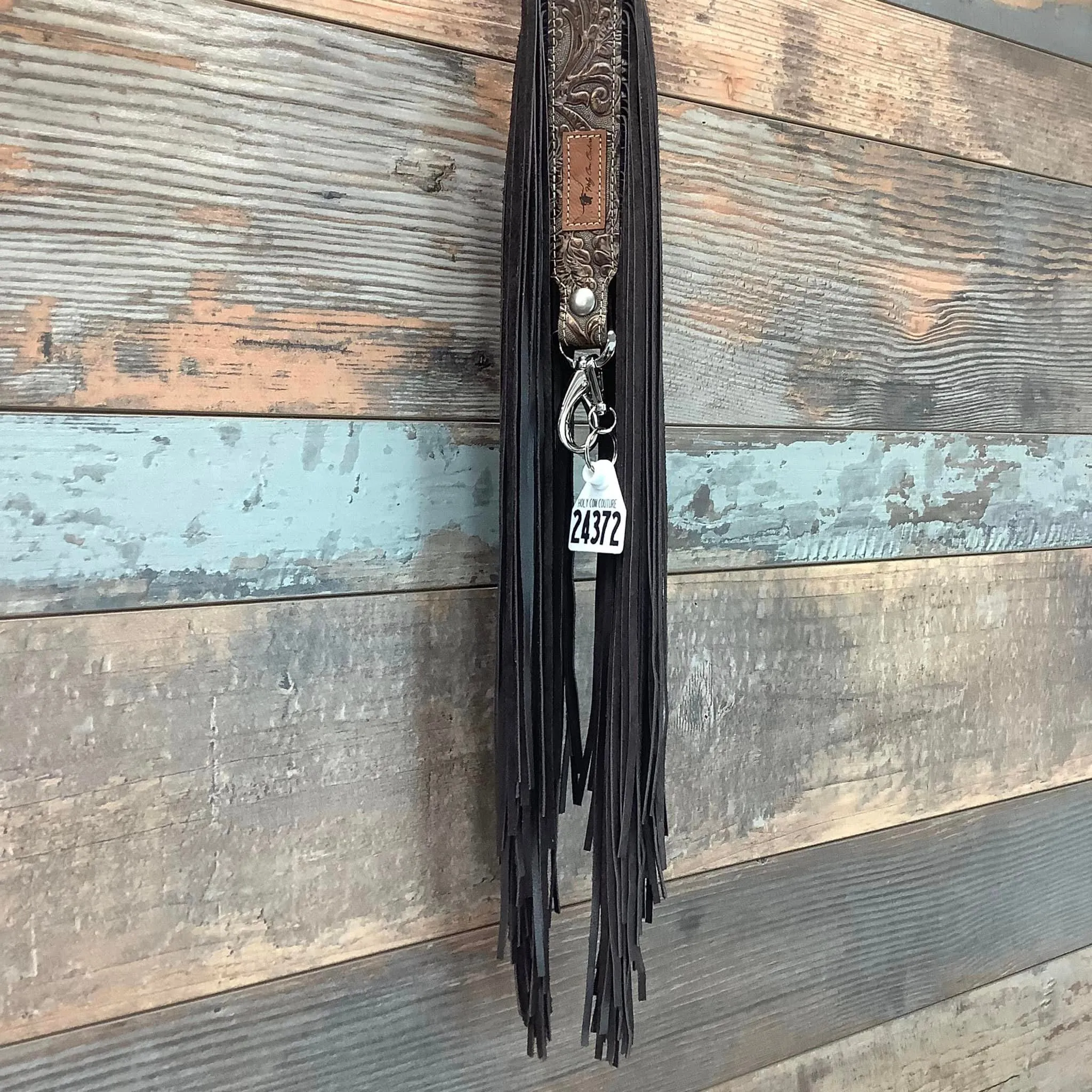 Western Mini Leather Fringe Strap 36" #24372