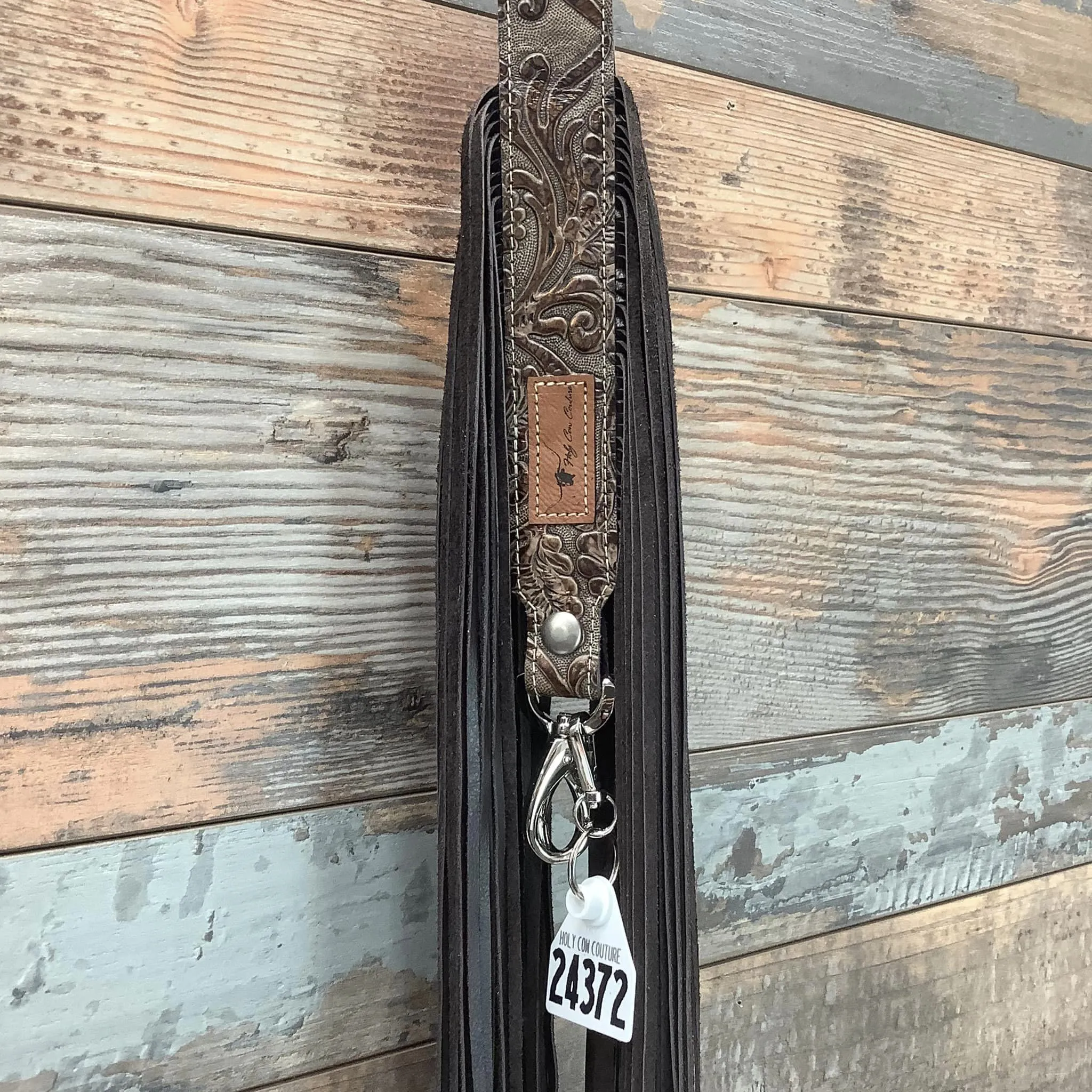 Western Mini Leather Fringe Strap 36" #24372