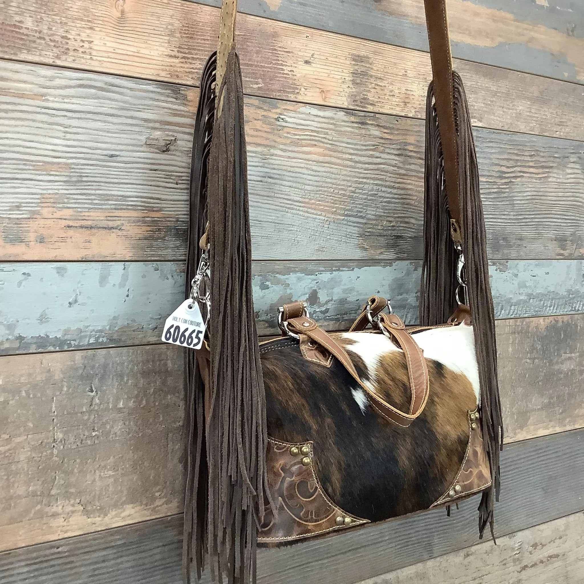 Western Mini Leather Fringe Strap 48" #60665