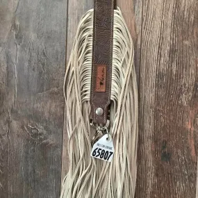 Western Mini Leather Fringe Strap 48" #65807