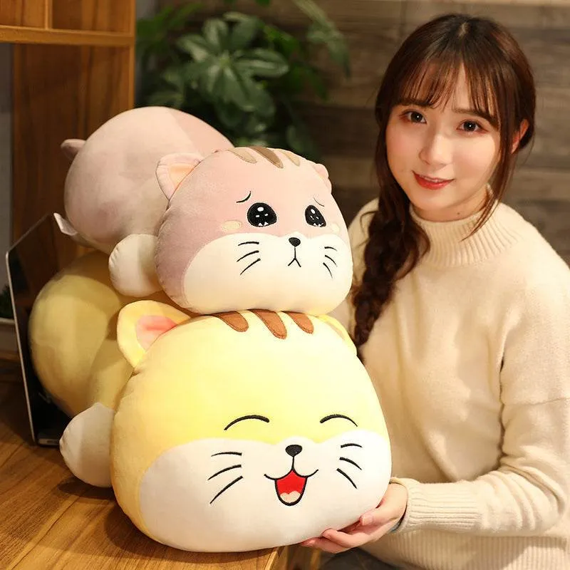 Whiskerkins: Giant Chubby Cat Plush