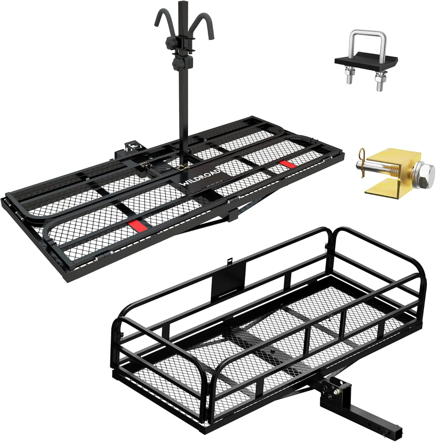 Wildroad Hitch Cargo Carrier with Bike Rack